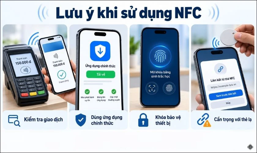 NFC là gì, lưu ý khi sử dụng NFC
