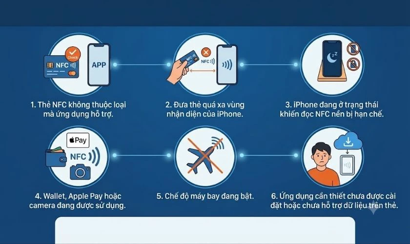 Những trường hợp NFC không hoạt động dù iPhone có hỗ trợ