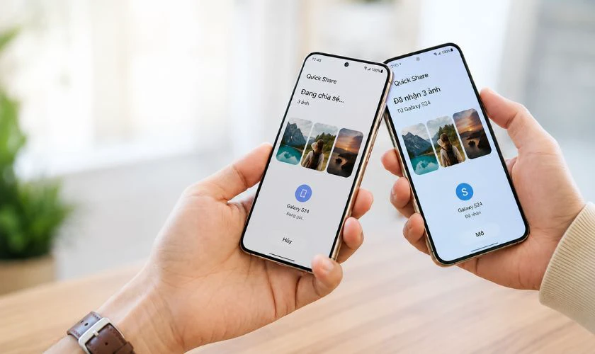 Chia sẻ dữ liệu nhanh