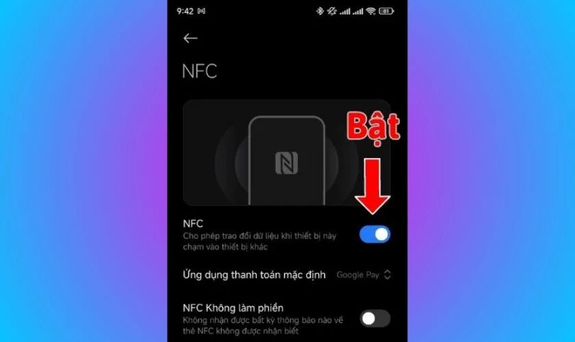 Cách bật NFC trên Xiaomi