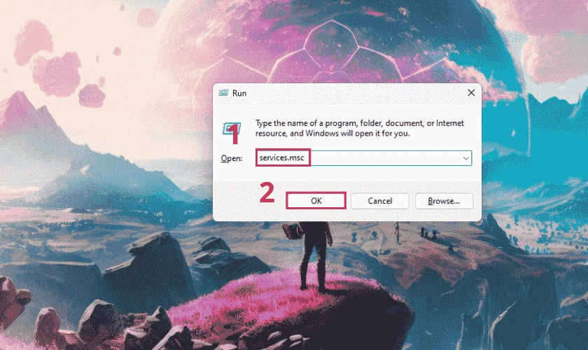Khởi động lại Print Spooler khi m&aacute;y t&iacute;nh bị lỗi 0x0000011b