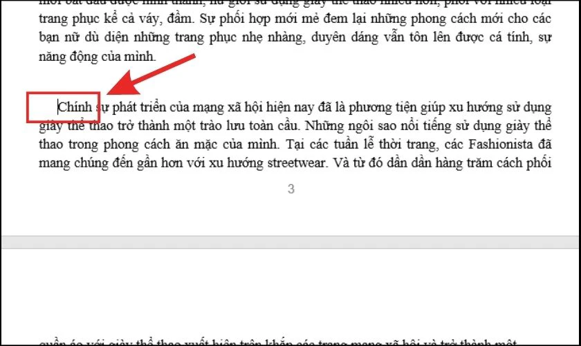 Ngắt trang bằng phím tắt trong Word