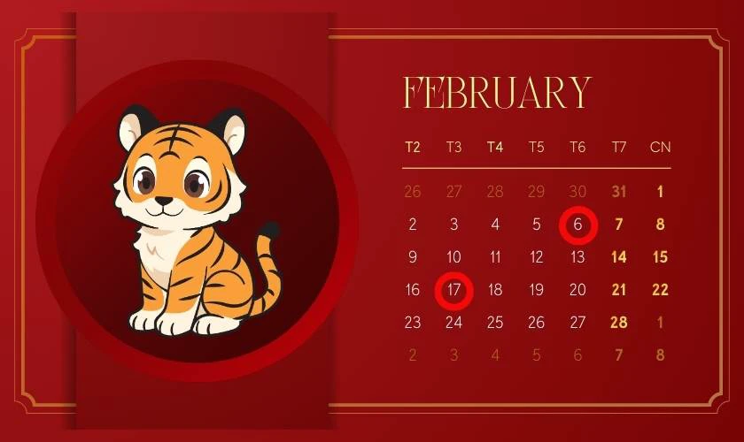 Xem ngày tốt tháng 2 năm 2026 tuổi Dần