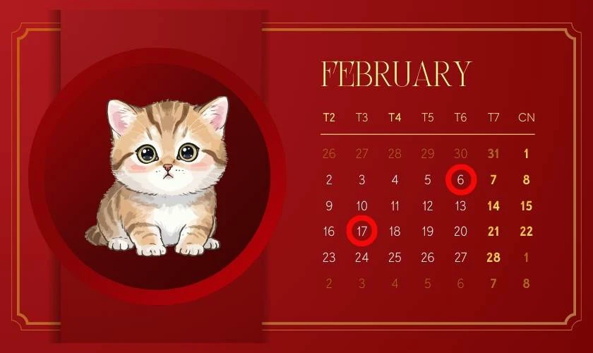 Xem ngày tốt tháng 2 năm 2026 tuổi Mão