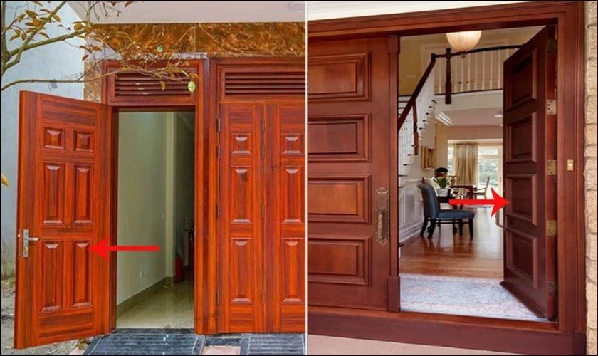 Mở cửa đón Thần Tài vào nhà