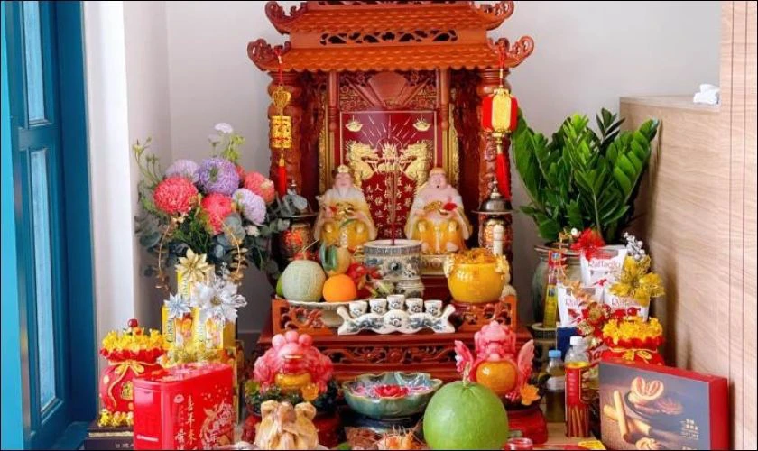 Chuẩn bị mâm cúng tươm tất, thịnh soạn