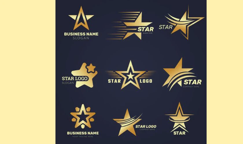 Ngôi sao được dùng trong thiết kế logo