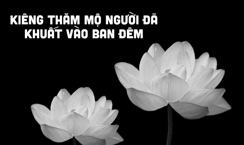 Kiêng thăm mộ người đã khuất vào ban đêm