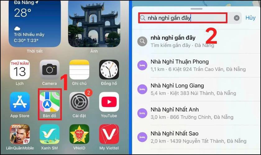 T&igrave;m nh&agrave; nghỉ gần đ&acirc;y