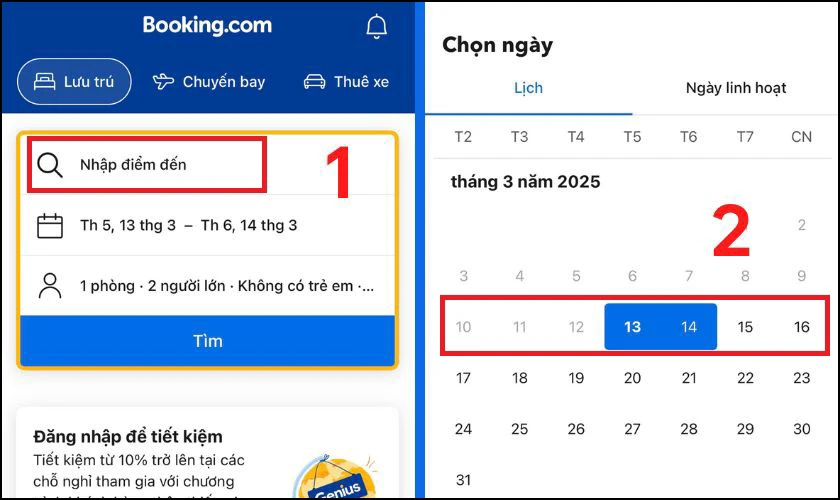 T&igrave;m nh&agrave; nghỉ b&igrave;nh d&acirc;n gần đ&acirc;y bằng Booking
