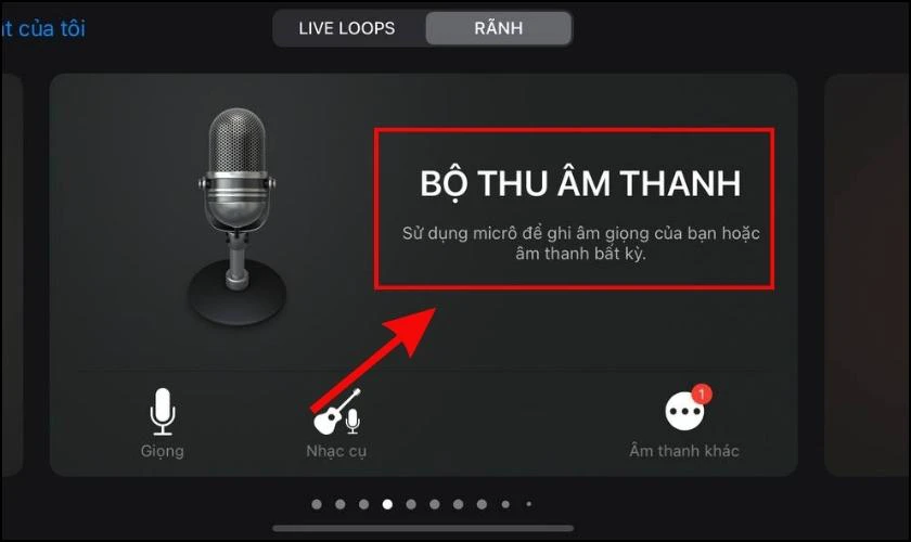 C&agrave;i nhạc chu&ocirc;ng cho iPhone 11 bằng ứng dụng GarageBand