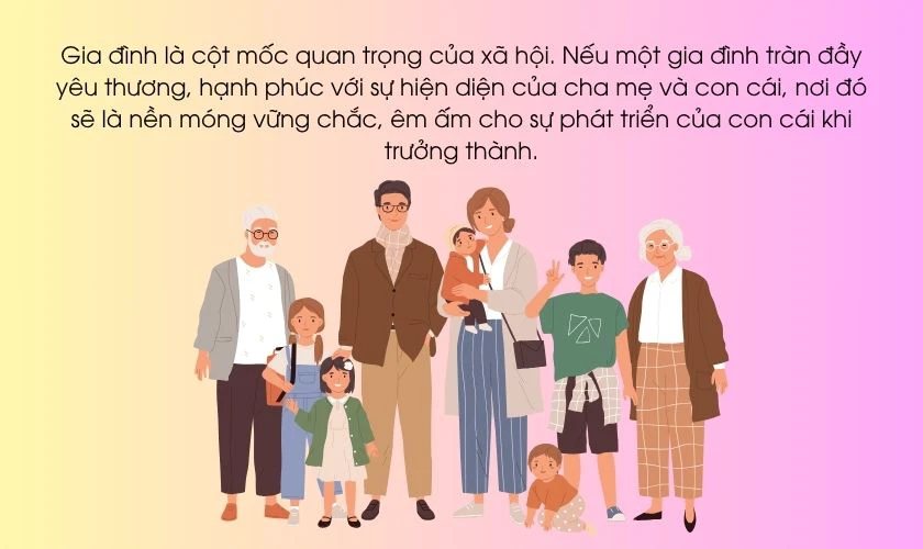 Gia đ&igrave;nh l&agrave; m&oacute;n qu&agrave; tuyệt vời