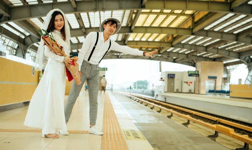 Những địa điểm chụp ảnh Tết đẹp ở Hà Nội phong cách hiện đại