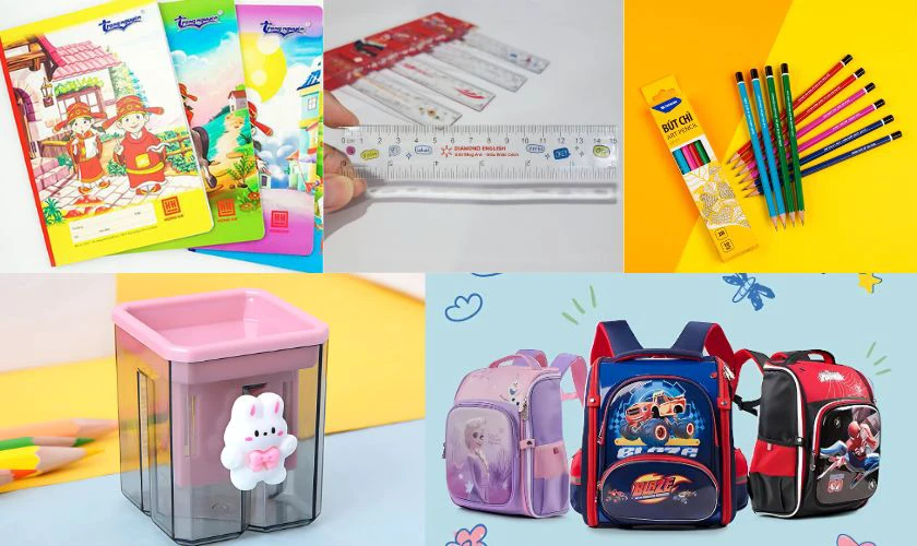 Những đồ d&ugrave;ng học tập cần thiết cho học sinh lớp 1
