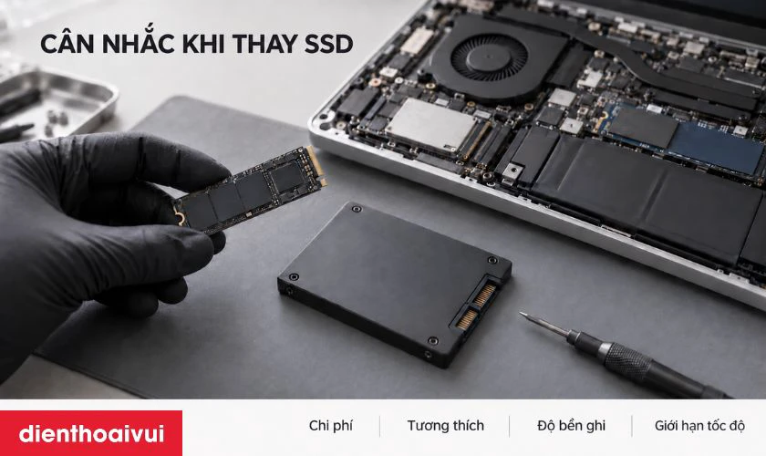 nhược điểm của ổ cứng ssd