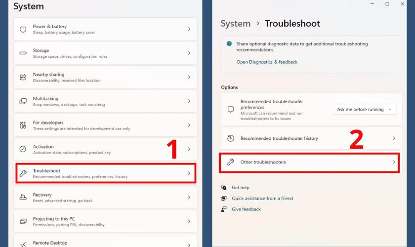 Dùng Internet Connection Troubleshooter
