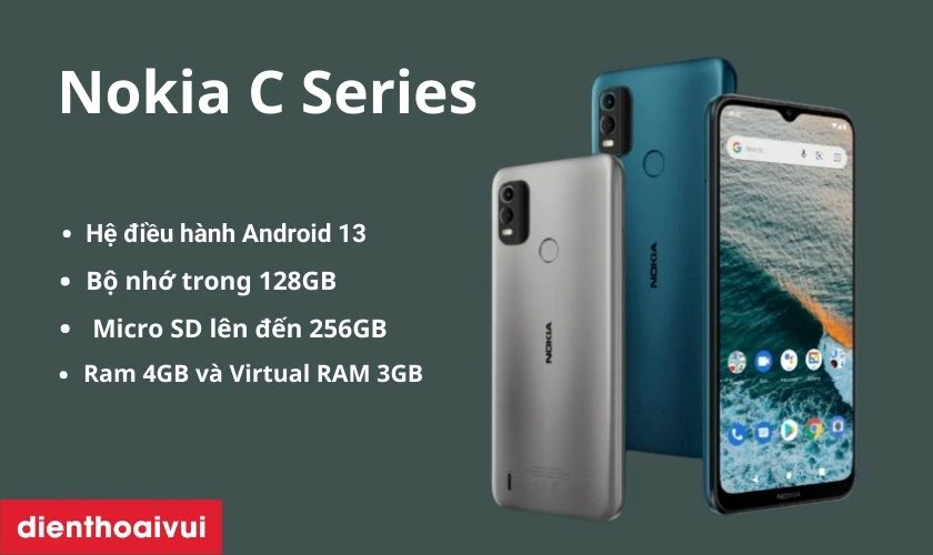 Hiệu năng m&aacute;y Nokia C Series nổi bật