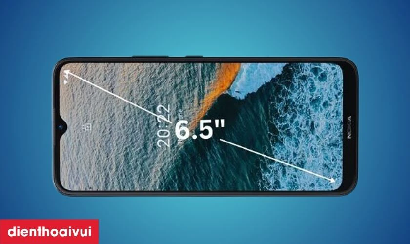Tận hưởng với m&agrave;n h&igrave;nh chuẩn HD+