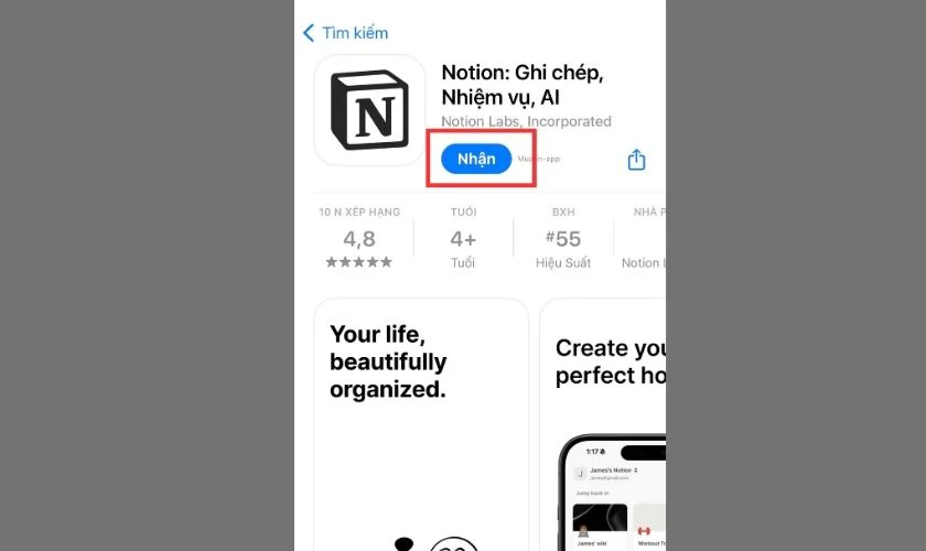 Cách tải Notion về điện thoại Android và iPhone nhanh