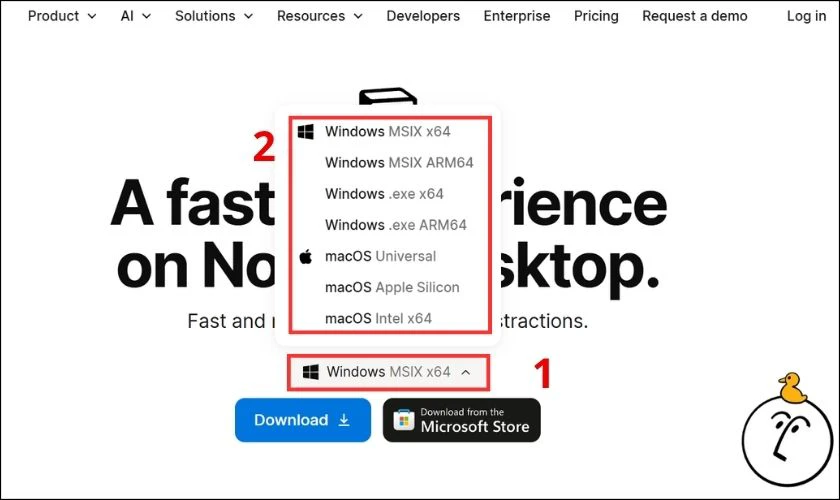 Cách tải Notion trên máy tính