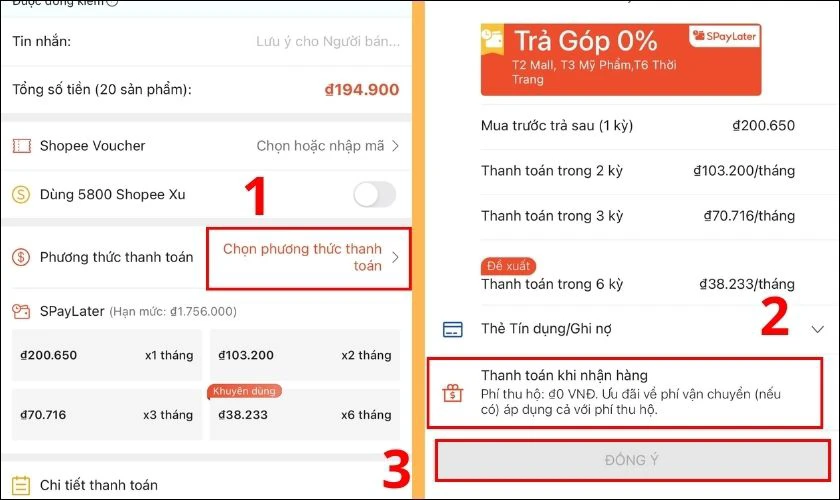 Số dư online kh&ocirc;ng đủ