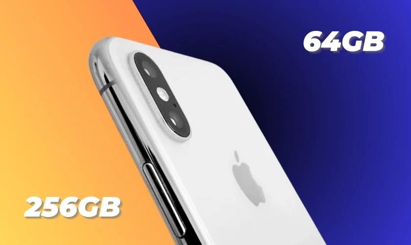 Điện thoại iPhone X thấp nhất bao nhiêu GB?
