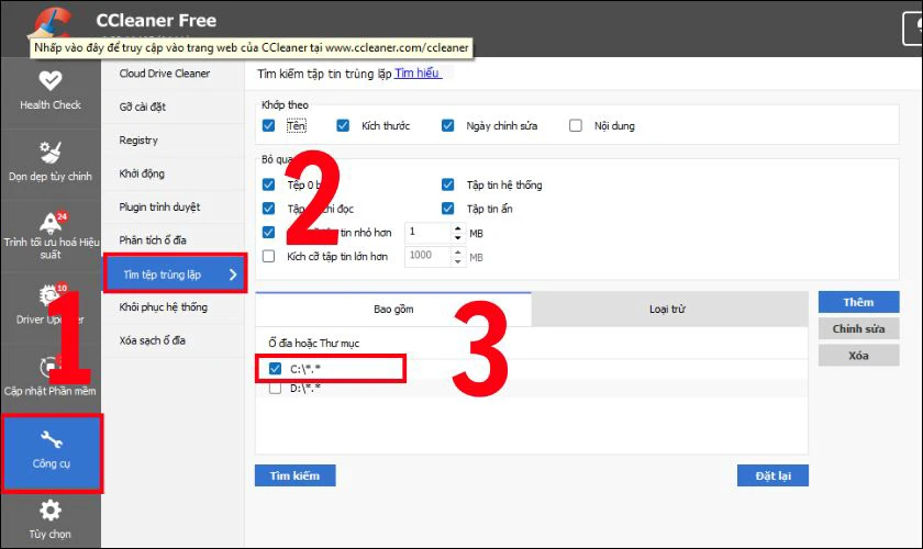 Loại bỏ các file thừa, trùng lặp trong ổ đĩa
