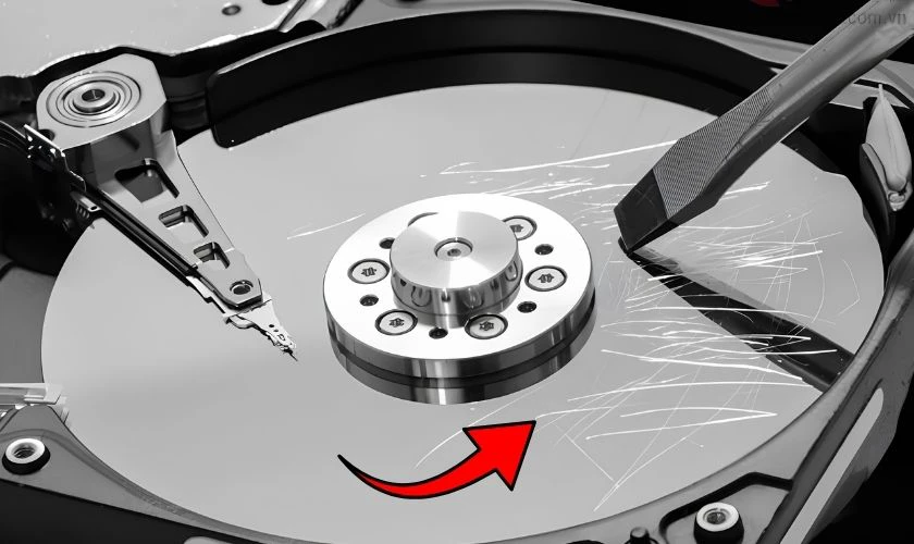 Nguyên nhân khiến ổ cứng kêu tạch tạch