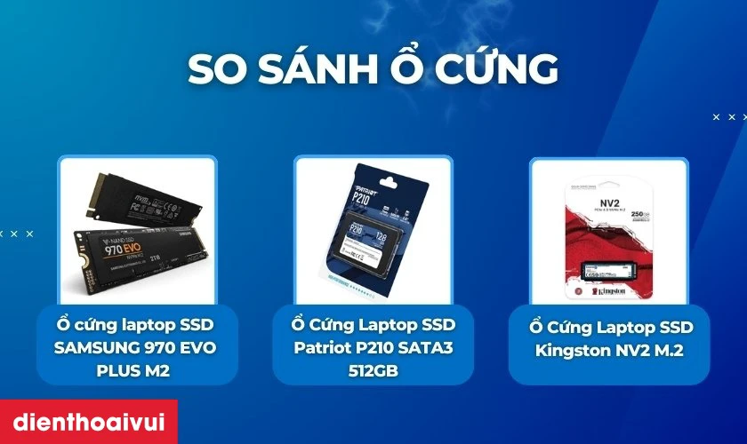 So s&aacute;nh ổ cứng laptop