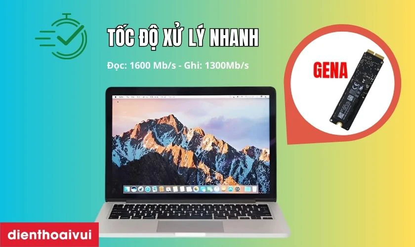 Ổ cứng MacBook Pro 2015 256GB A1398 ch&iacute;nh h&atilde;ng GENA c&oacute; g&igrave; đặc biệt?