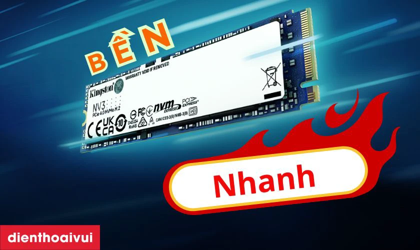 Ổ cứng SSD Kingston 1TB NV3 M.2 PCIE GEN 4 NVME SNV3S