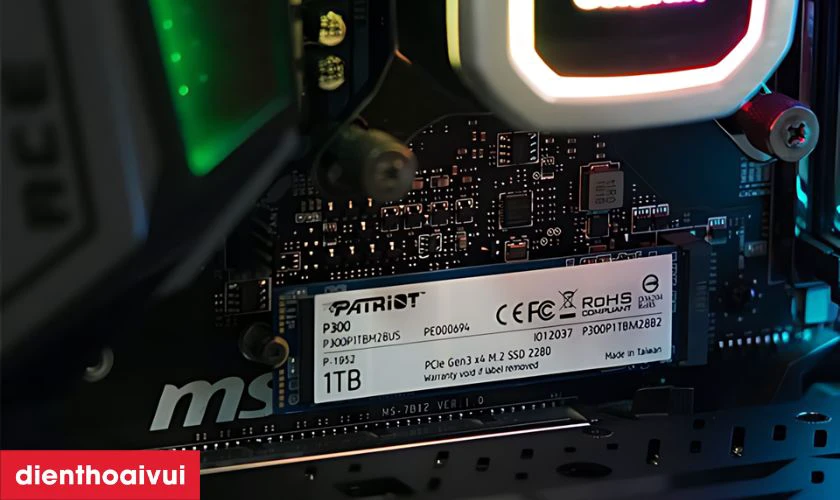 M&ocirc; tả sản phẩm ổ cứng SSD PATRIOT P300 M2 PCIE NVME 2280 1TB