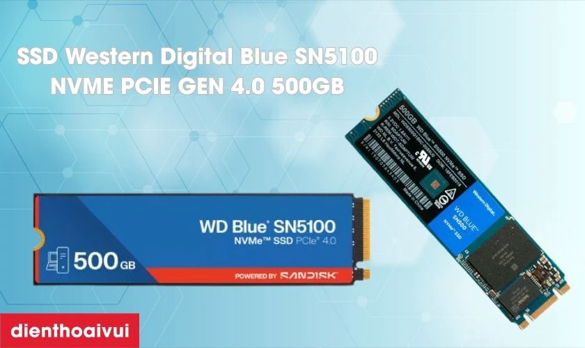 Th&ocirc;ng số kỹ thuật của ổ cứng SSD Western Digital Blue SN5100 NVME PCIE GEN 4.0 500GB
