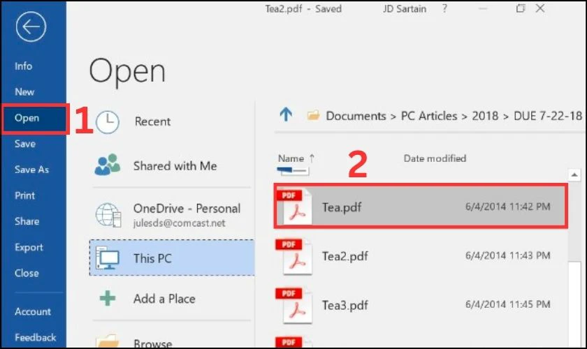 Cách chuyển file PDF tiếng Anh sang tiếng Việt với Microsoft Word