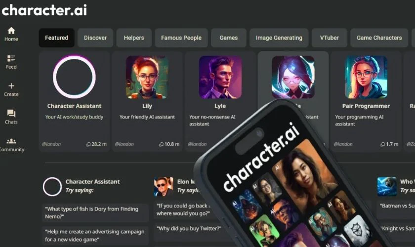 Tổng quan về Character AI&nbsp;l&agrave; g&igrave;