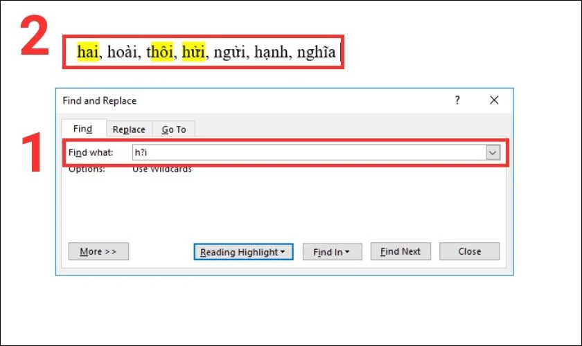 Replace c&aacute;c k&iacute; tự đặc biệt trong Word 