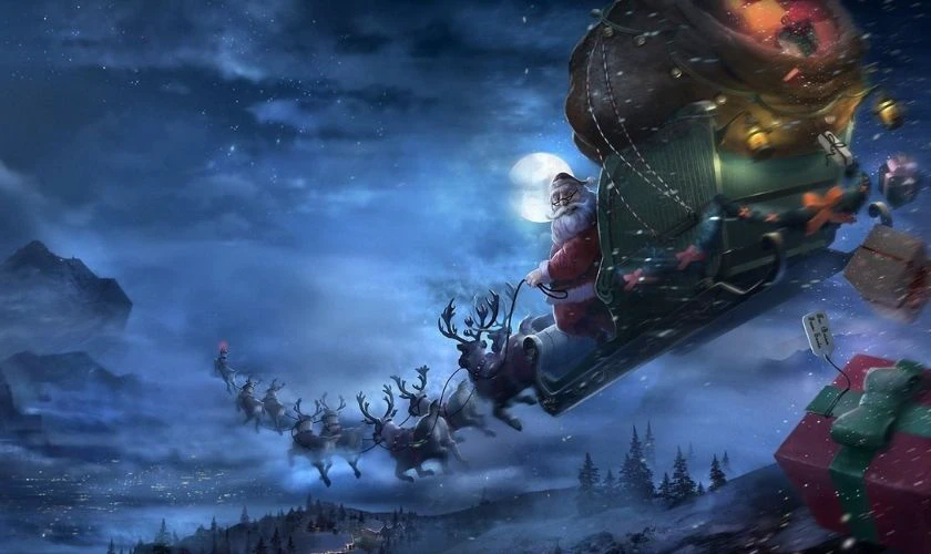 T&ecirc;n 9 con tuần lộc của &ocirc;ng gi&agrave; Noel