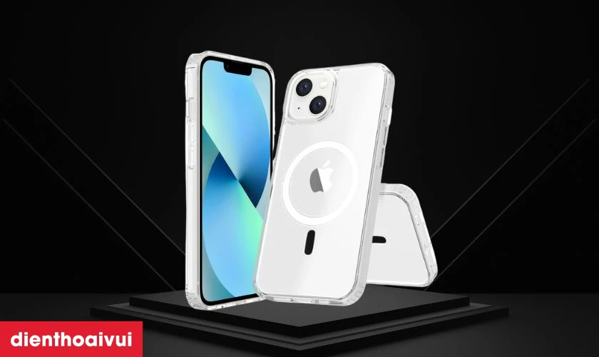 Ốp lưng iPhone 13/14 Likgus Magsafe trong suốt