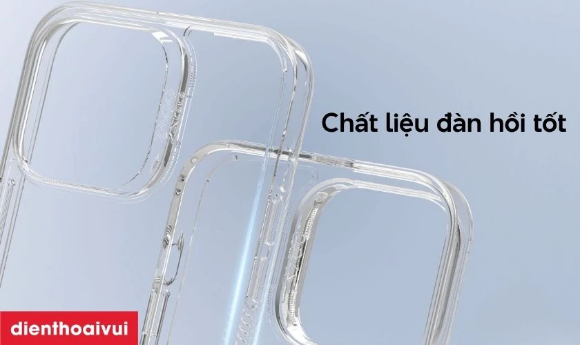 Ốp lưng iPhone 13/14 ZAGG Clear có chất liệu đàn hồi tốt