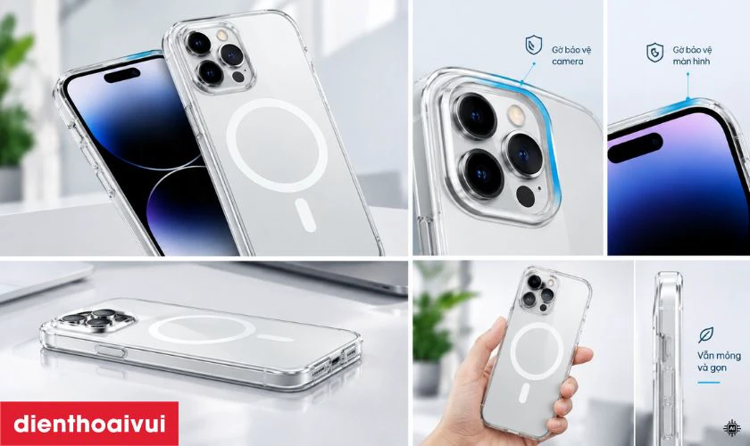 Khả năng bảo vệ cụm Dynamic Island và camera 3 mắt của iPhone 14 Pro
