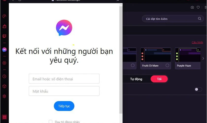 T&iacute;ch hợp Instagram, Messenger