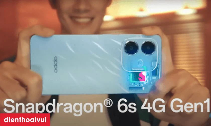 Hiệu năng ổn định – Snapdragon 6s Gen1 + RAM mở rộng