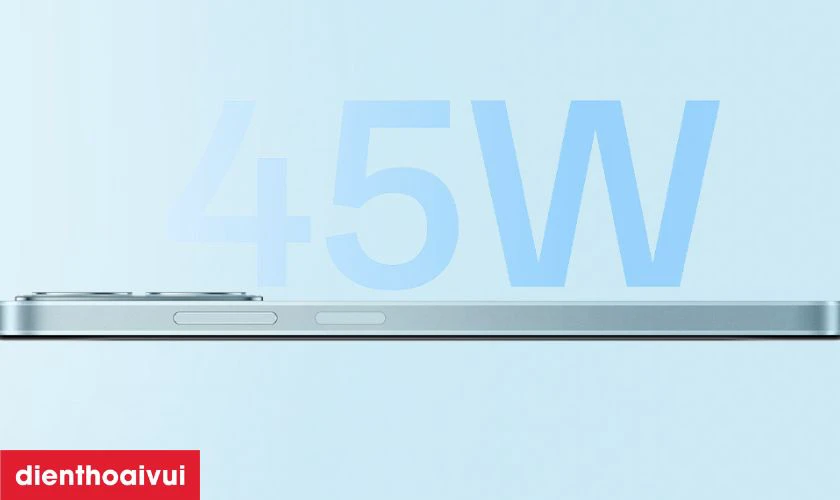 Pin 5100 mAh + sạc nhanh 45W SUPERVOOC