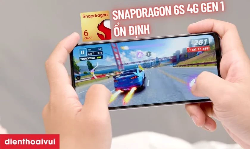 Hiệu năng Snapdragon 6s 4G Gen 1 ổn định