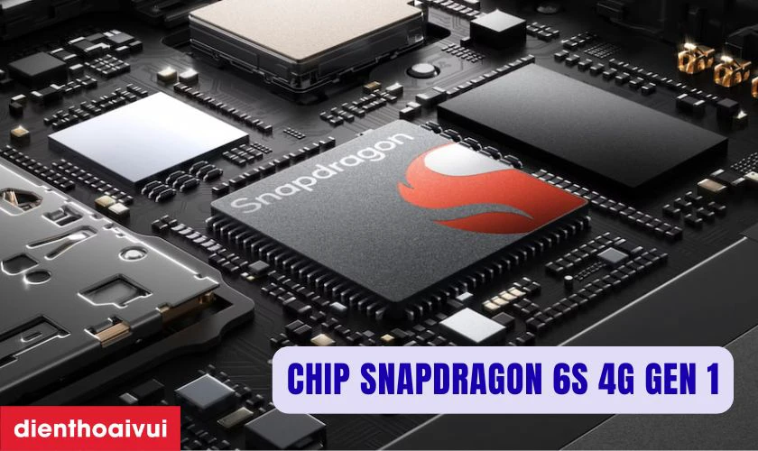 Hiệu năng ổn định với chip Snapdragon 6s Gen 1 và RAM 4GB