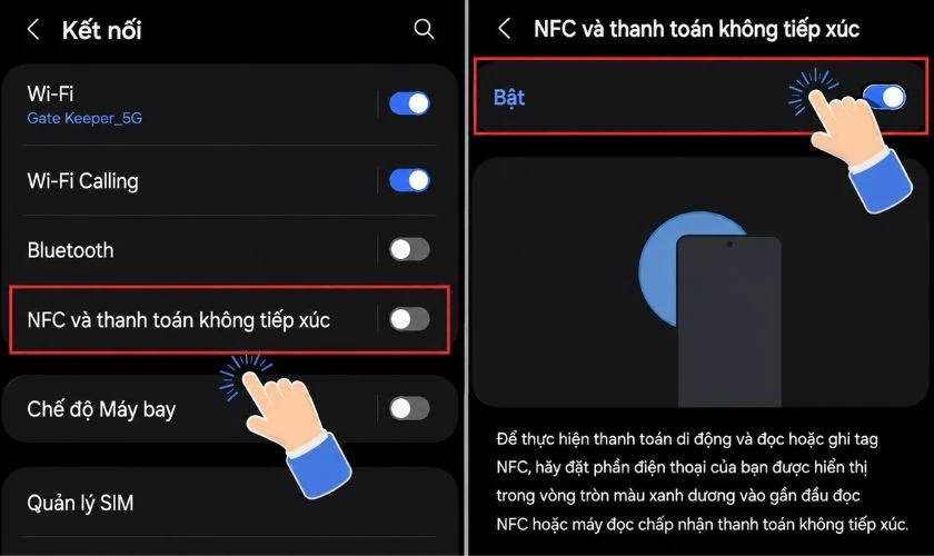 Cách kiểm tra OPPO có NFC không