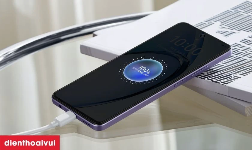 Dung lượng pin 5100mAh v&agrave; sạc nhanh 45W
