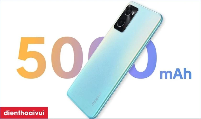 Pin 5000mAh k&eacute;o d&agrave;i đến hai ng&agrave;y