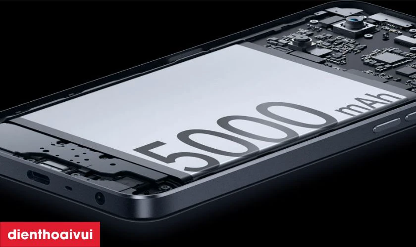 Viên pin 5000mAh đồng hành cả ngày dài