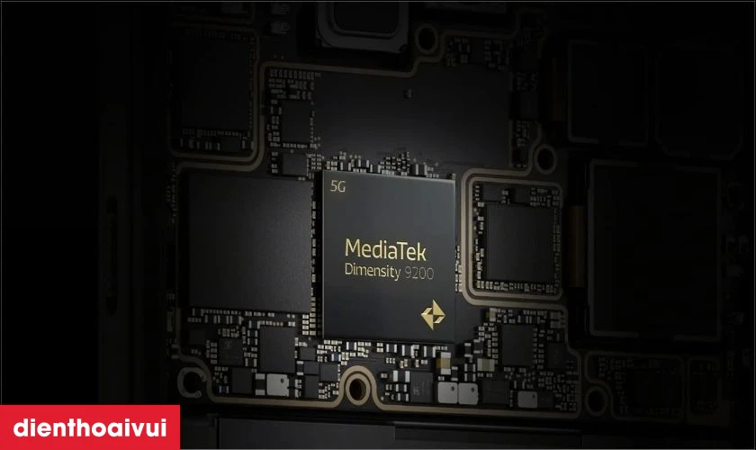 Hiệu năng đỉnh cao từ chip MediaTek Dimensity 9200